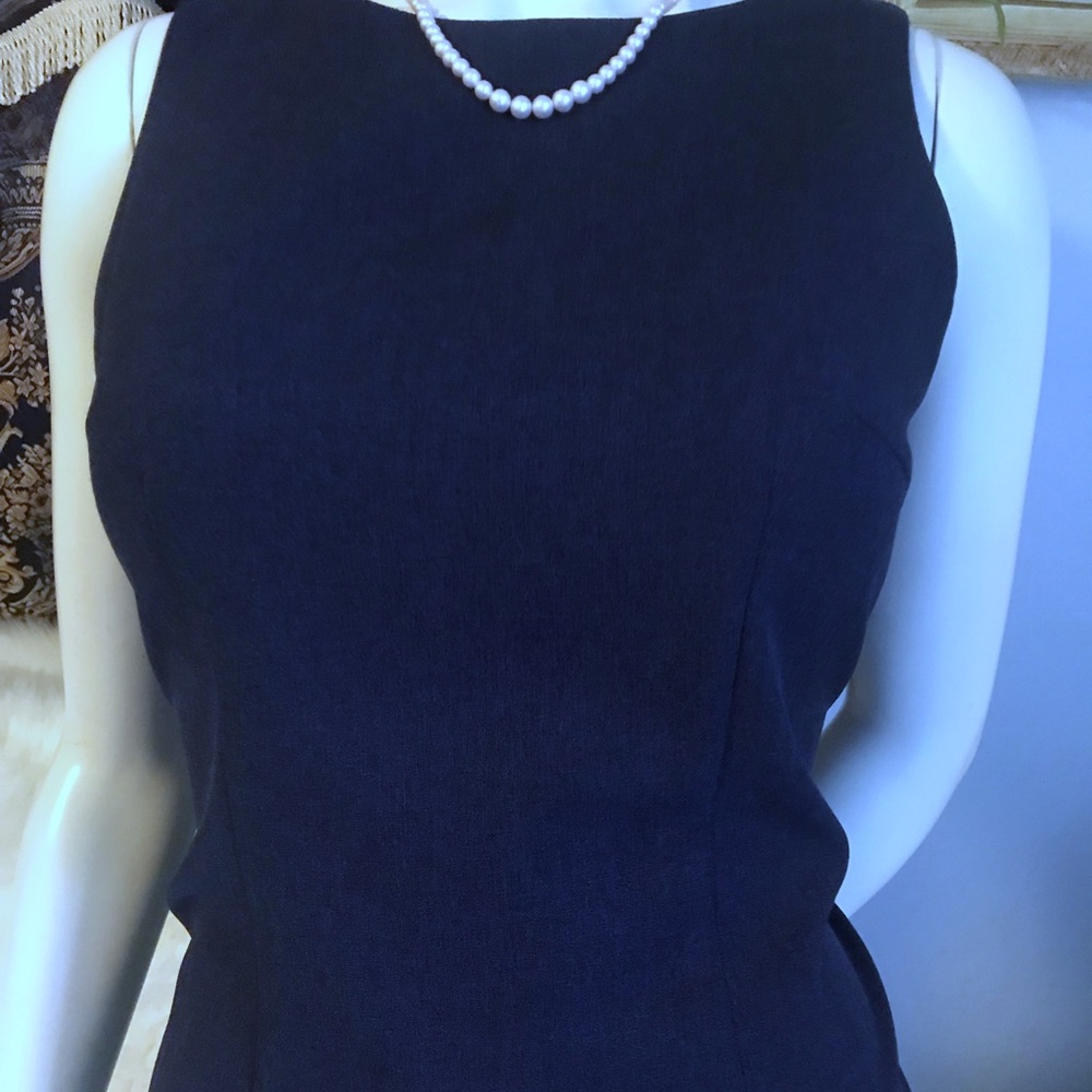 Lois Snyder Dani Short Blue Dress Size 10P - Picture 3 of 8